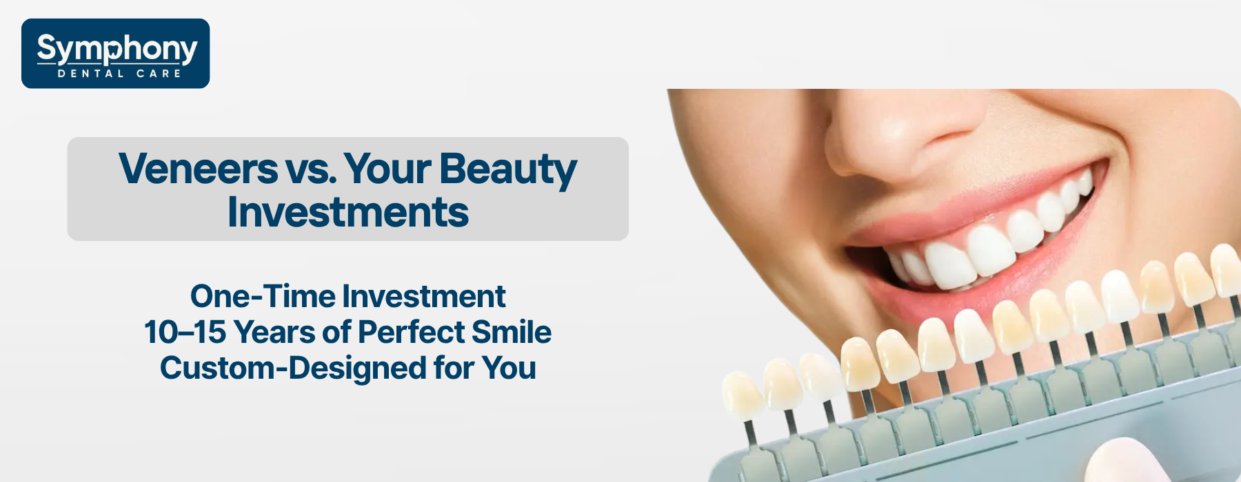 Dental veneers treatment in Bandra West Mumbai at Symphony Dental Care begins with a Digital Smile Design session