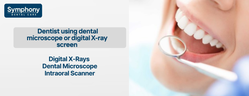 dentist in Khar West using digital diagnostic technology at Symphony Dental Care