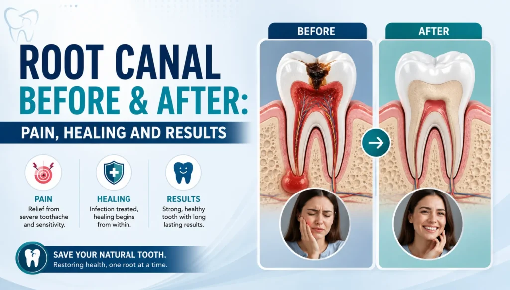 Root Canal Before & After